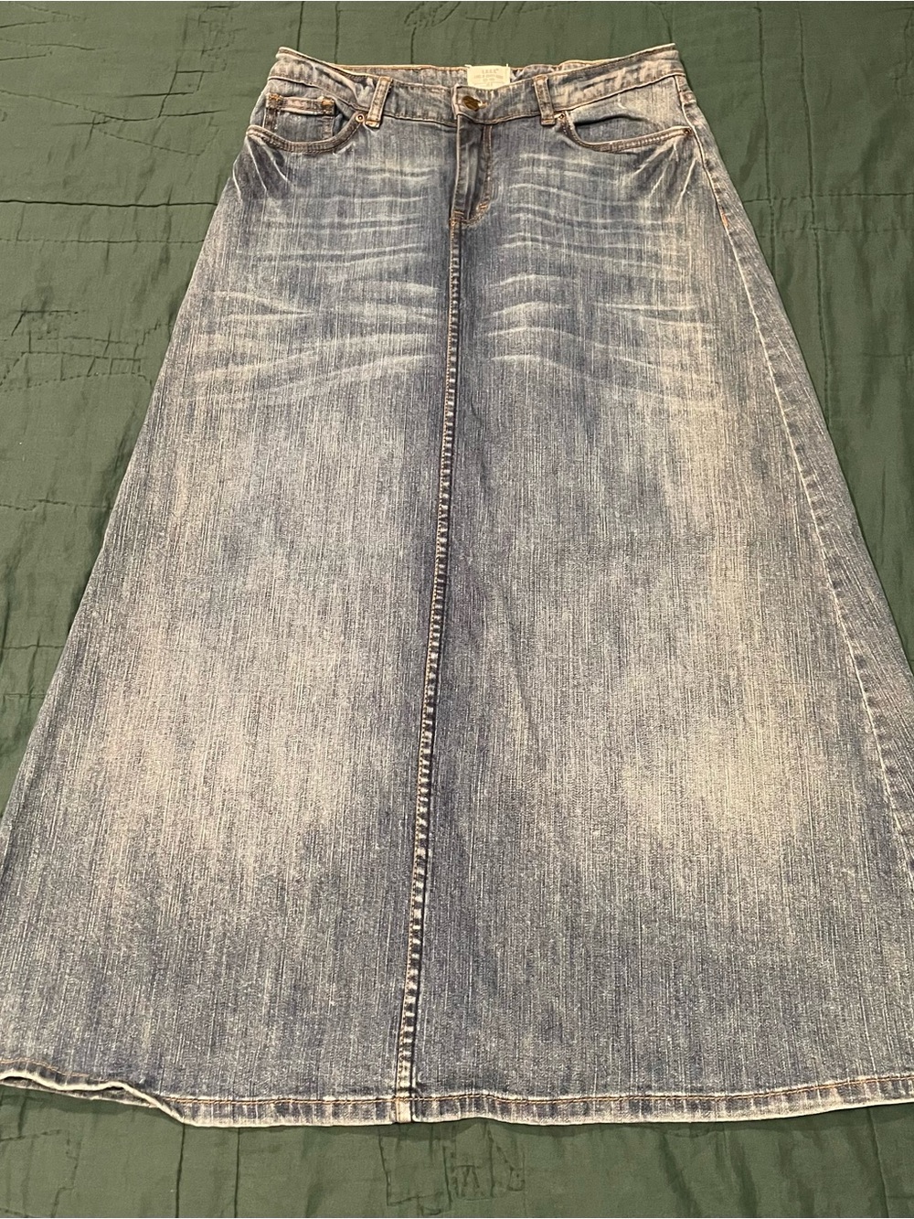 L.O.G.G. Denim A-Line Maxi Skirt